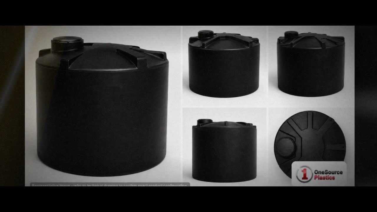 Snyder Industries 2000 Gallon Black Vertical Storage Tank video