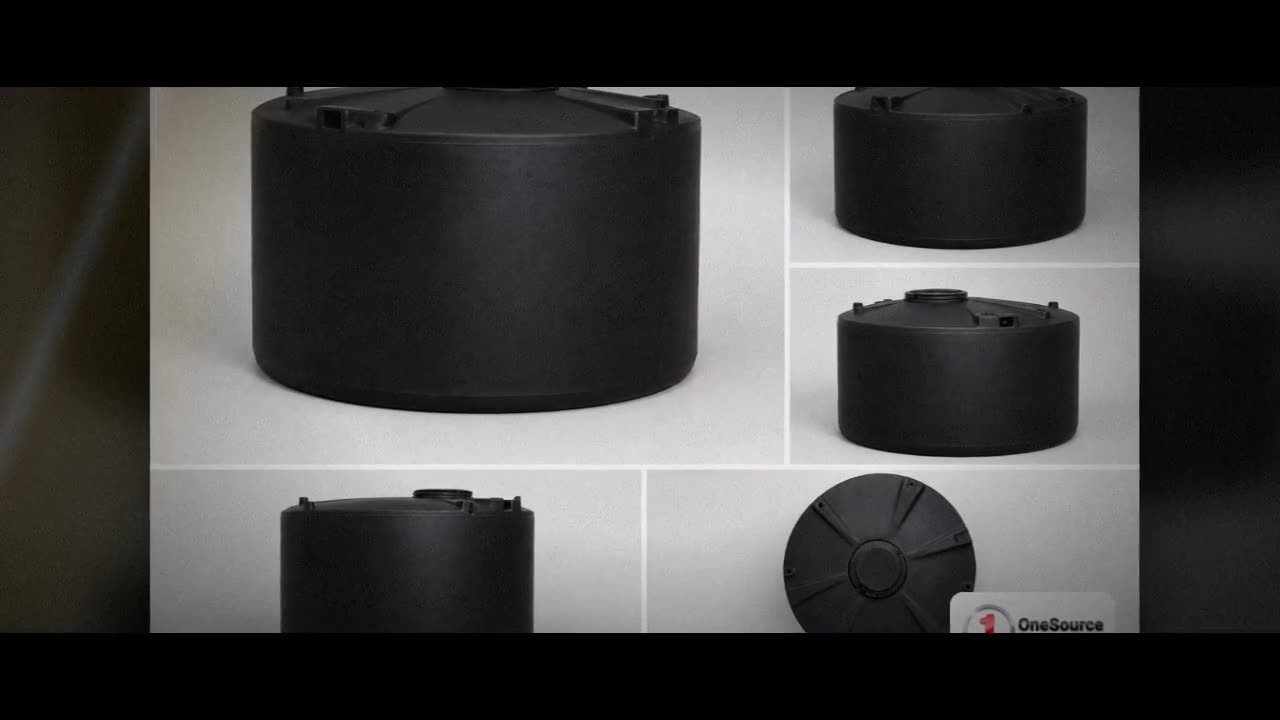 Snyder Industries 2000 Gallon ASTM 1.35 SG Black Vertical Storage Tank video