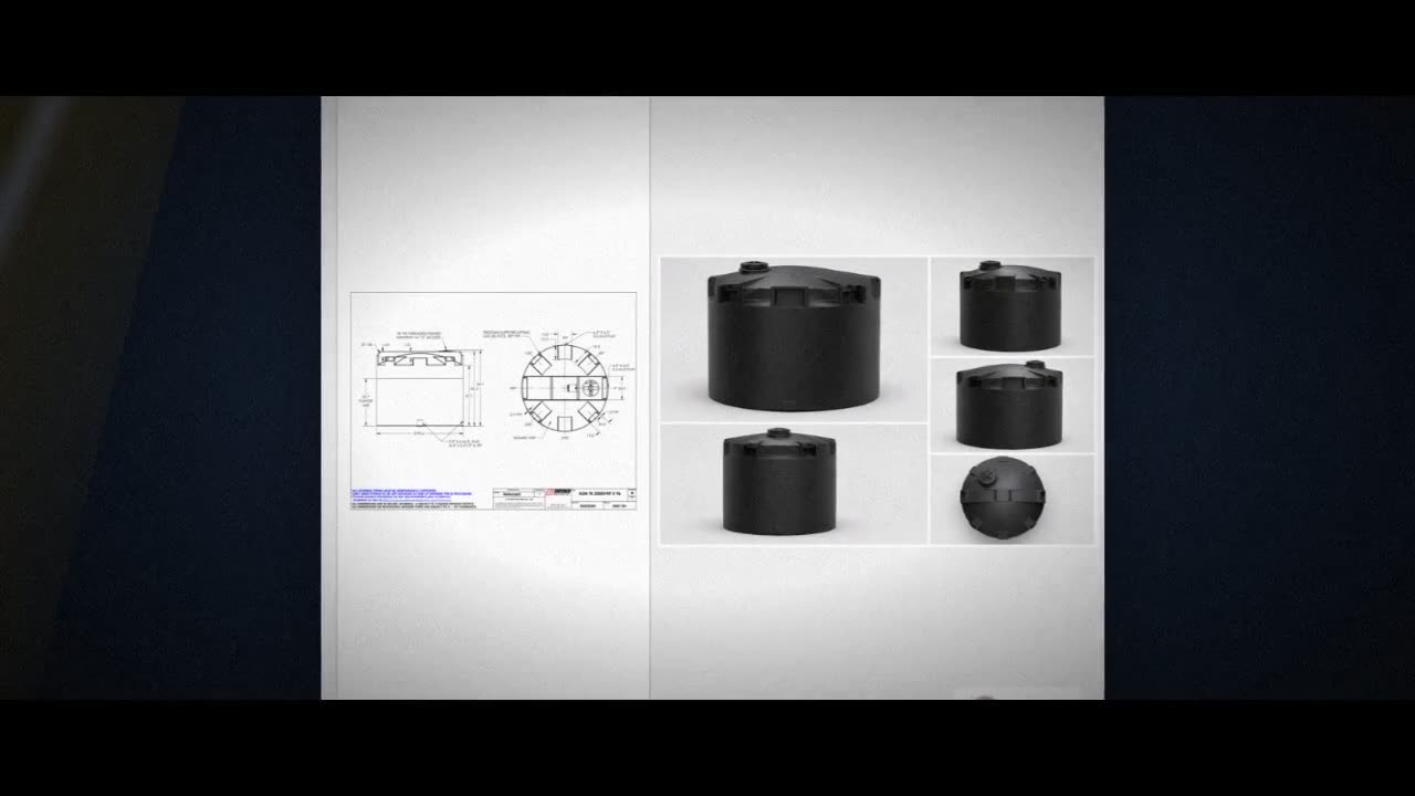 Snyder Industries 2000 Gallon ASTM XLPE Black Heavy Duty Vertical Stor video
