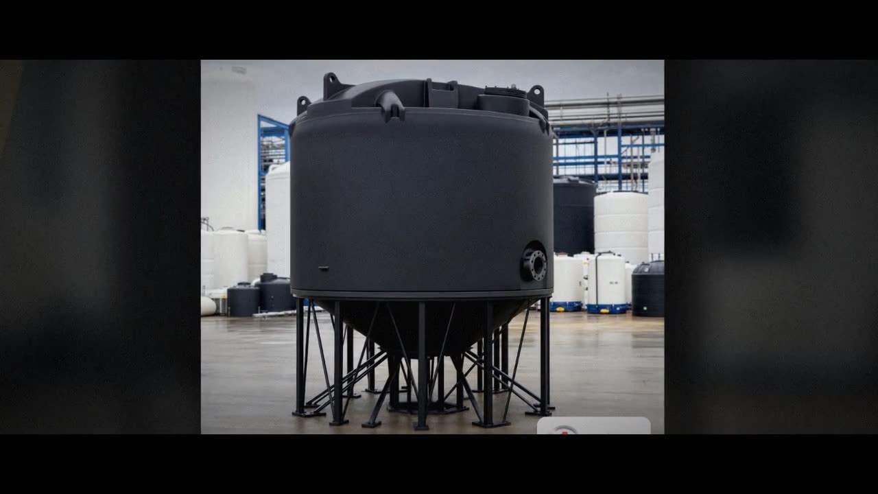 Snyder Industries 2000 Gallon Cone Bottom Tank video