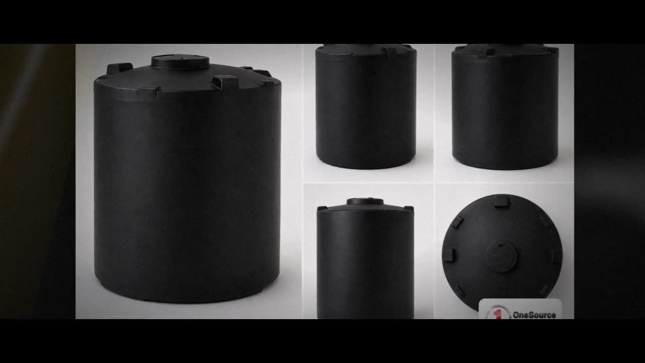 Snyder Industries 2500 Gallon Black Vertical Storage Tank video