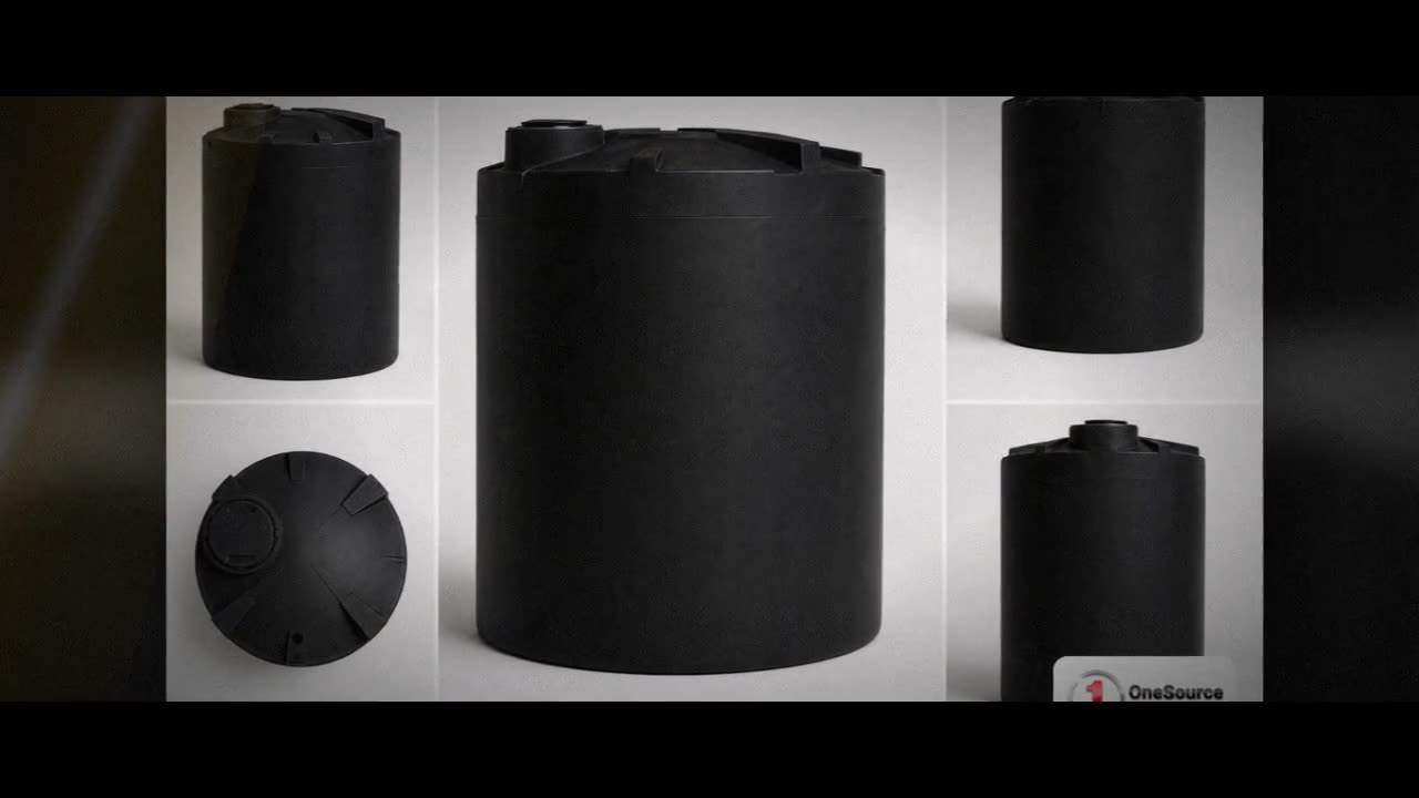 Snyder Industries 2500 Gallon ASTM 1.35 SG Black Vertical Storage Tank video