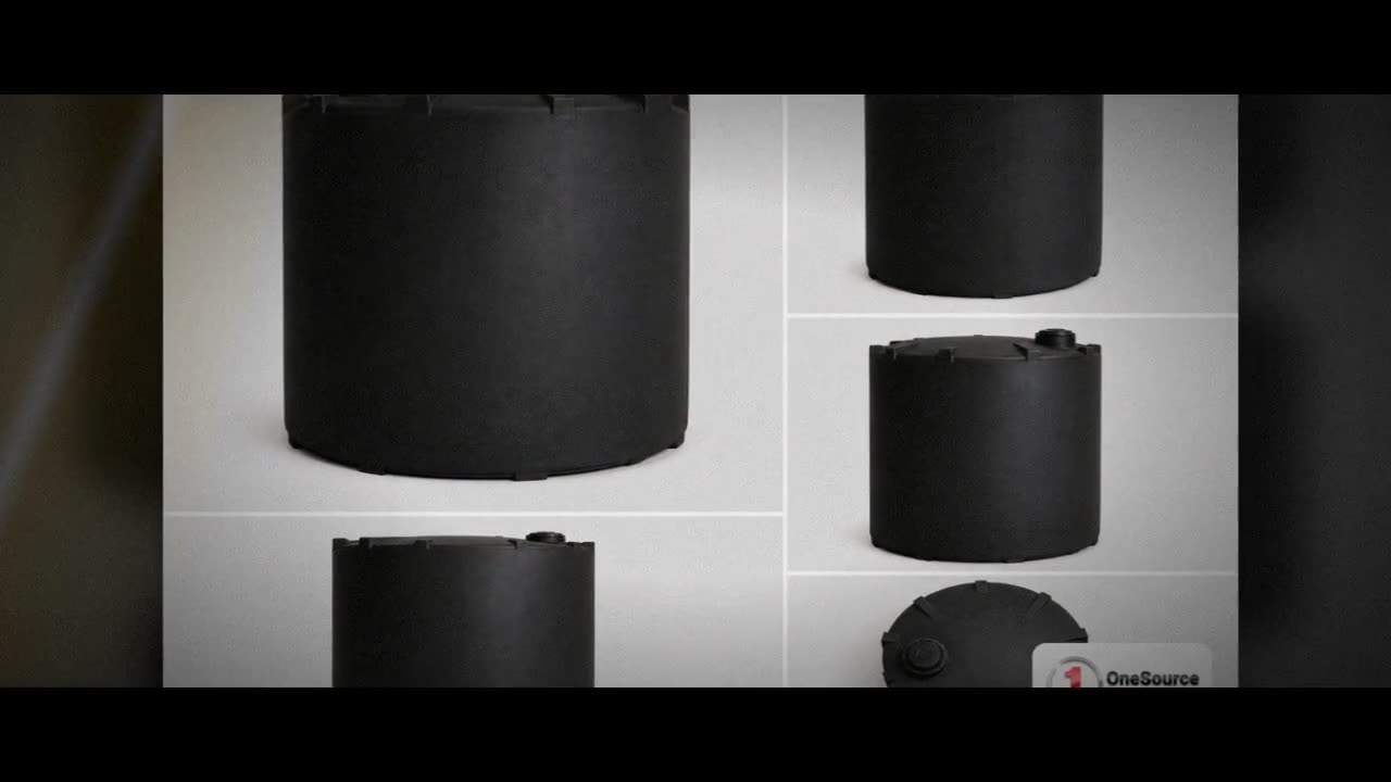 Snyder Industries 2500 Gallon ASTM XLPE Black Vertical Storage Tank video