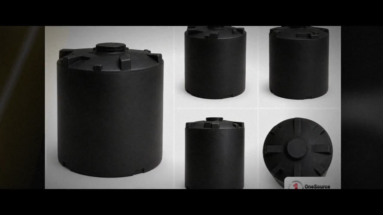 Snyder Industries 2500 Gallon ASTM 1.35 SG Black Vertical Storage Tank video