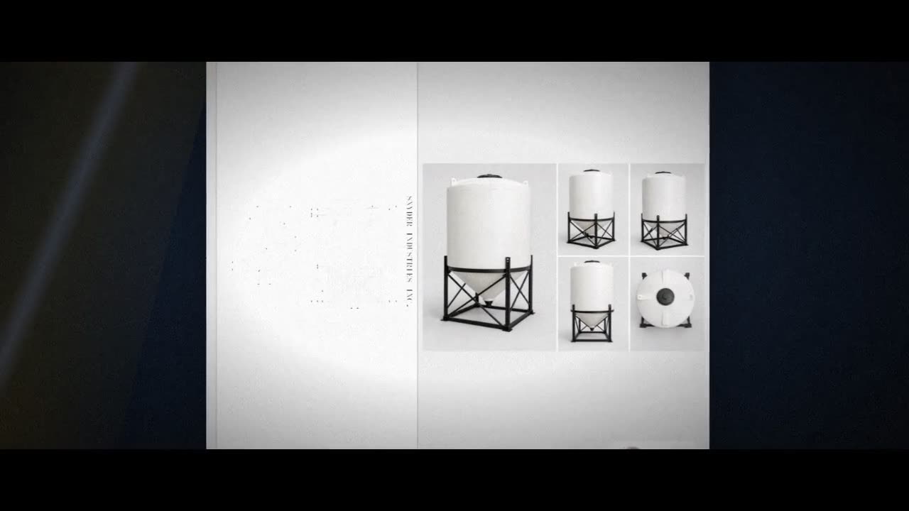 Snyder Industries 2600 Gallon XLPE Cone Bottom Tank video