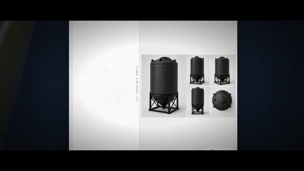 Snyder Industries 2600 Gallon Black XLPE Heavy Duty Cone Bottom Tank video