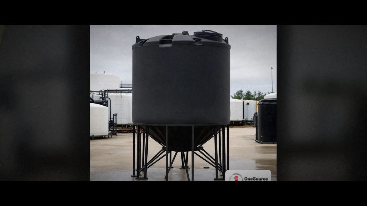 Snyder Industries 2500 Gallon Heavy Duty Cone Bottom Tank video