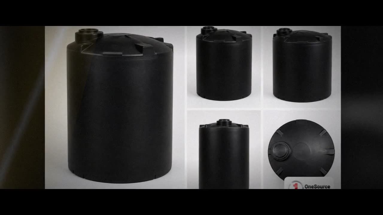 Snyder Industries 3000 Gallon ASTM 1.35 SG Black Vertical Storage Tank video