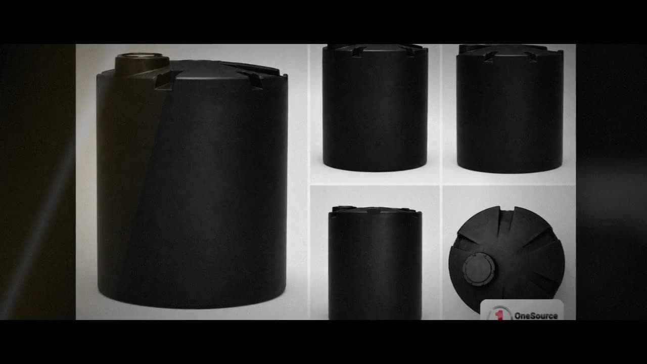 Snyder Industries 3000 Gallon ASTM XLPE Black Vertical Storage Tank video