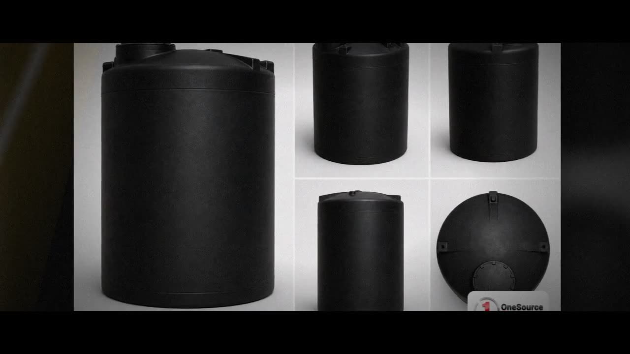 Snyder Industries 3000 Gallon ASTM Black Vertical Storage Tank video