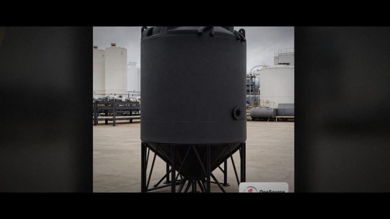 Snyder Industries 3000 Gallon XLPE Heavy Duty Cone Bottom Tank video