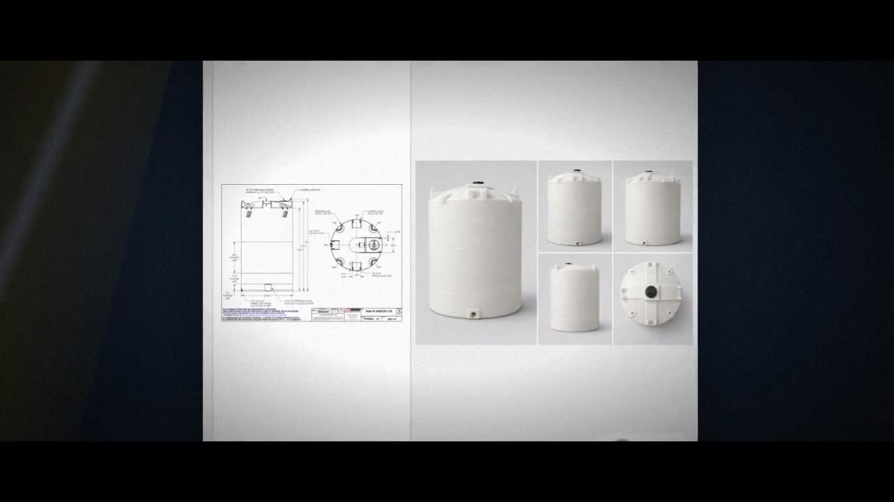 Snyder Industries 3900 Gallon ASTM XLPE Vertical Storage Tank video