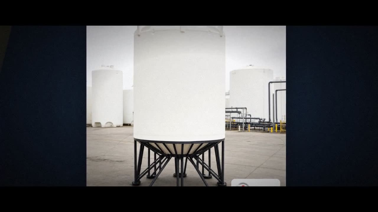 Snyder Industries 4400 Gallon XLPE Heavy Duty Cone Bottom Tank video