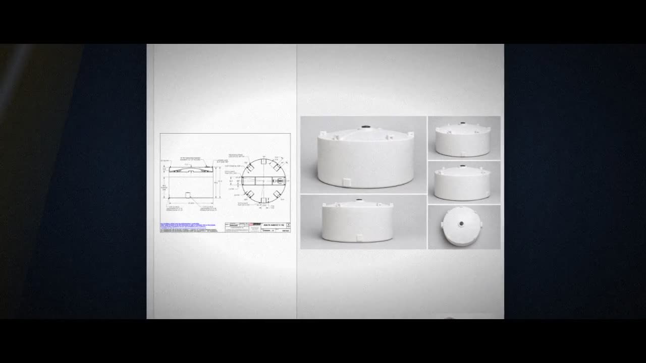 Snyder Industries 5600 Gallon ASTM XLPE Vertical Storage Tank video