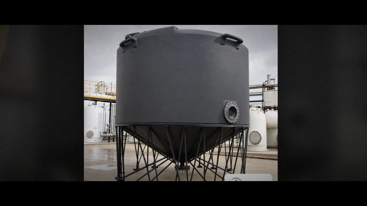 Snyder Industries 6000 Gallon XLPE Heavy Duty Cone Bottom Tank video