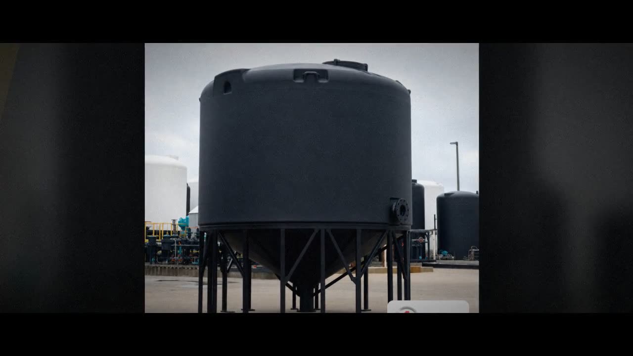 Snyder Industries 6000 Gallon Cone Bottom Tank video