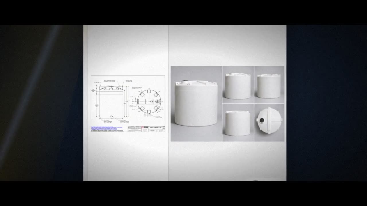 Snyder Industries 6600 Gallon ASTM XLPE Vertical Storage Tank video