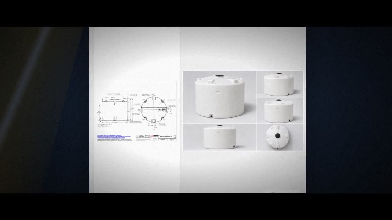 Snyder Industries 7000 Gallon ASTM XLPE Heavy Duty Vertical Storage Ta video