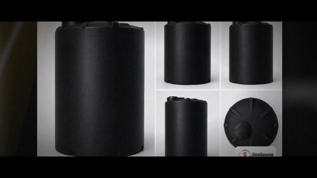 Snyder Industries 10500 Gallon ASTM 1.35 SG Black Vertical Storage Tan video