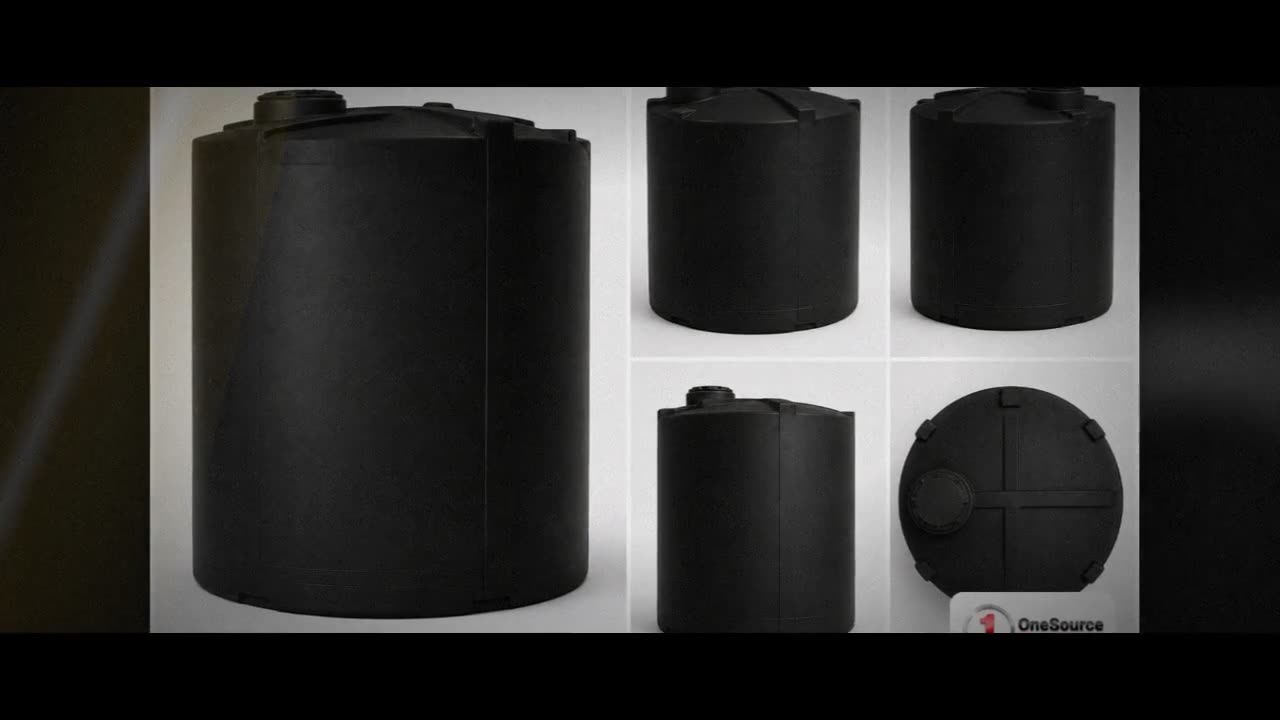 Snyder Industries 10500 Gallon ASTM XLPE Black Vertical Storage Tank video