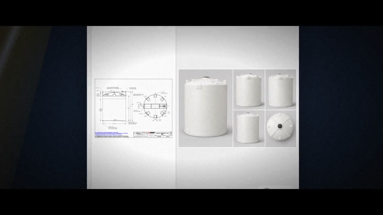 Snyder Industries 10500 Gallon ASTM 1.35 SG Vertical Storage Tank video