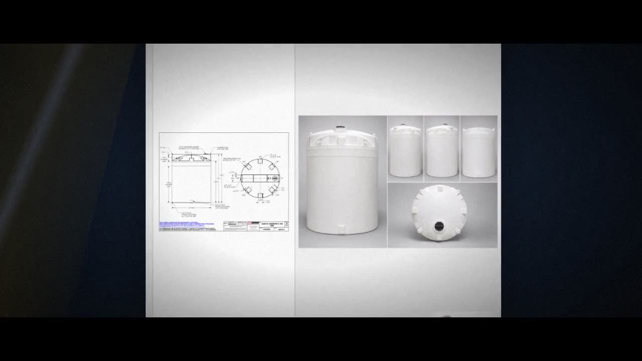 Snyder Industries 10500 Gallon ASTM XLPE Vertical Storage Tank video