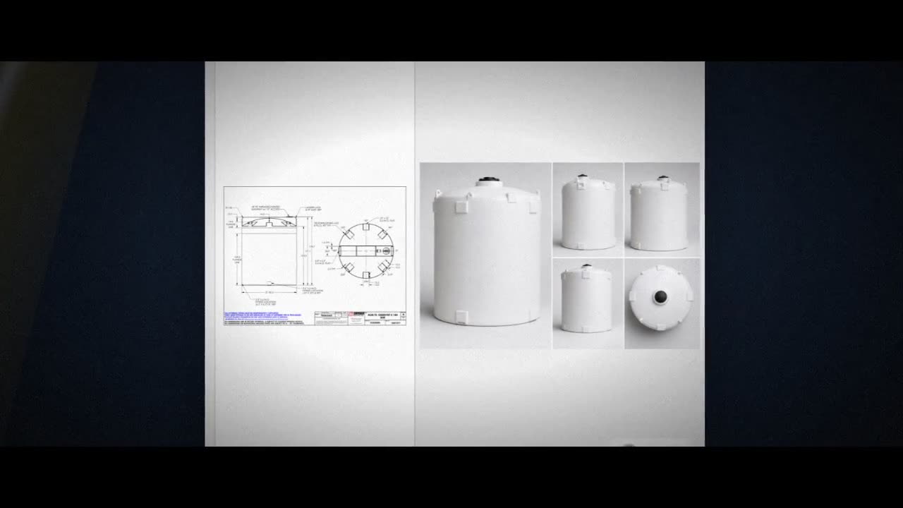 Snyder Industries 10500 Gallon ASTM XLPE Heavy Duty Vertical Storage T video
