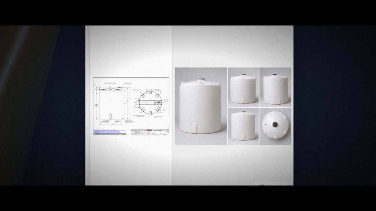 Snyder Industries 12500 Gallon ASTM XLPE Heavy Duty Vertical Storage T video