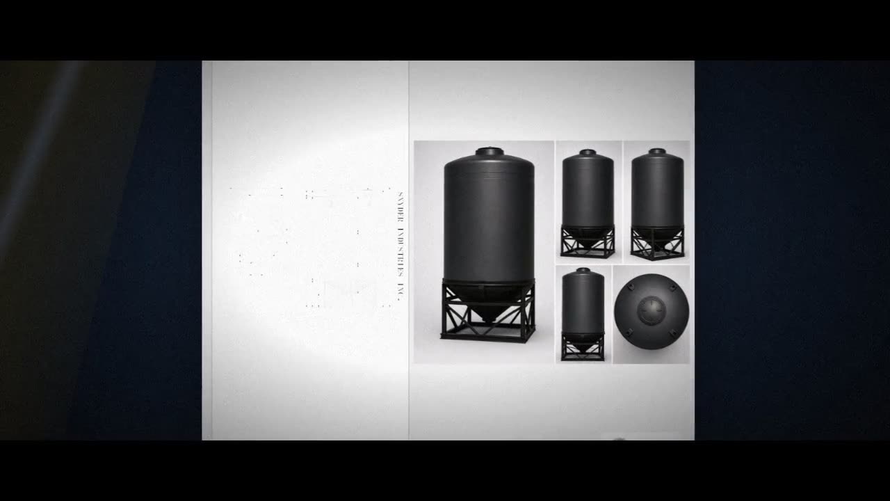 Snyder Industries 3900 Gallon XLPE Cone Bottom Tank video