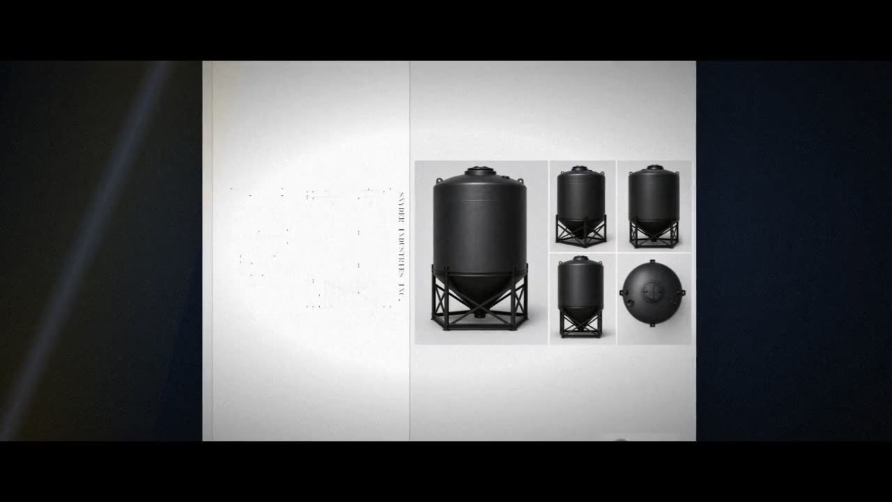 Snyder Industries 3900 Gallon XLPE Heavy Duty Cone Bottom Tank video