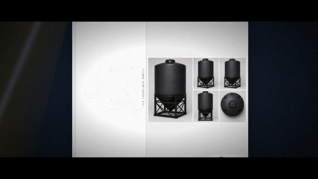Snyder Industries 3900 Gallon Heavy Duty Cone Bottom Tank video