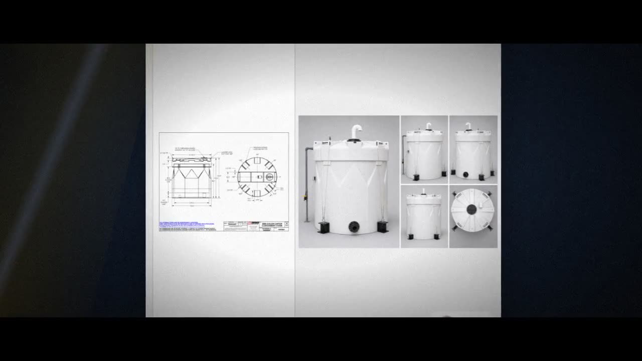 Snyder Industries 2000 Gallon Sodium Hypochlorite (UV) Captor Double W video