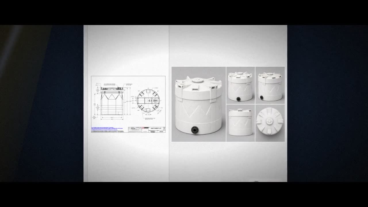 Snyder Industries 2500 Gallon Sodium Hypochlorite (UV) Captor Double W video