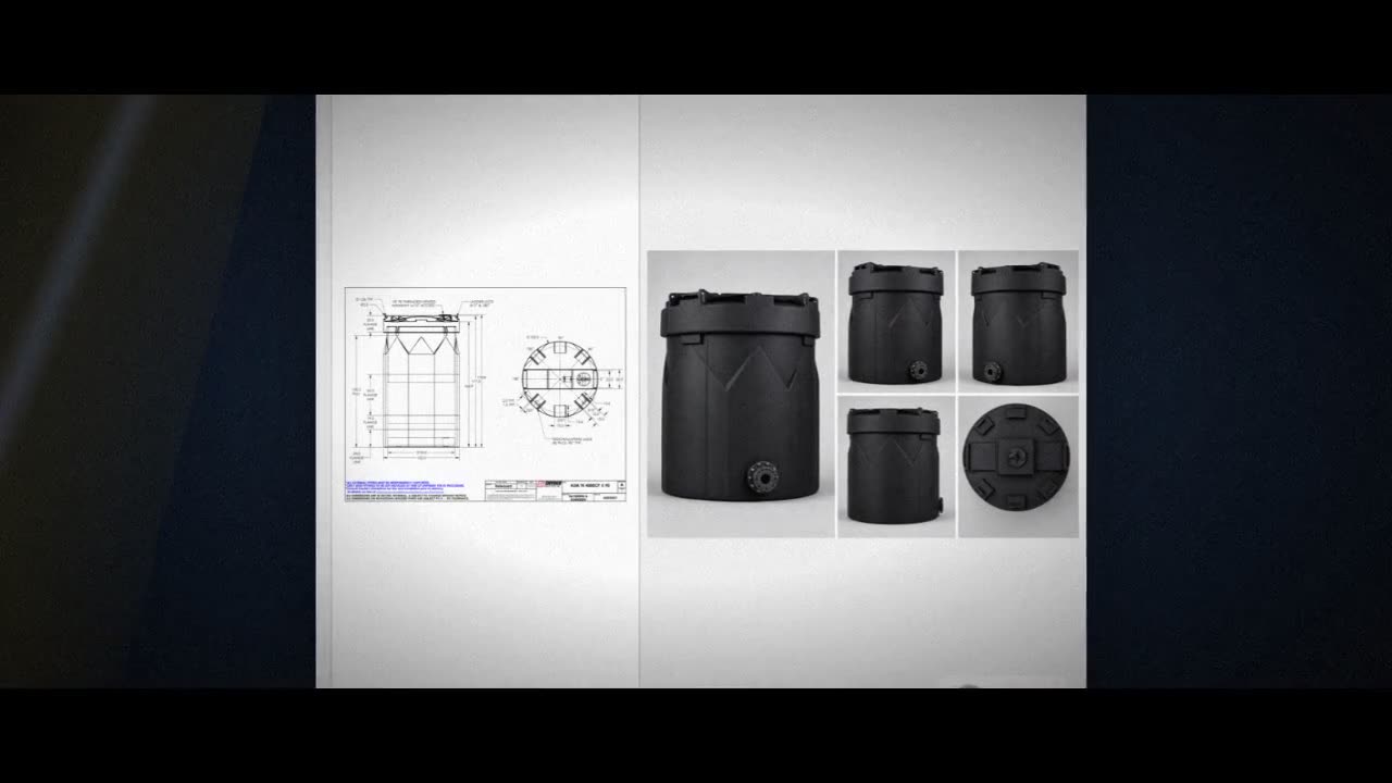 Snyder Industries 4000 Gallon ASTM XLPE Black Double Wall Tank video