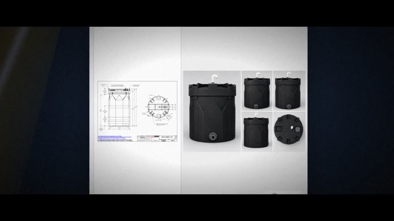 Snyder Industries 4000 Gallon ASTM XLPE Black Double Wall Tank video