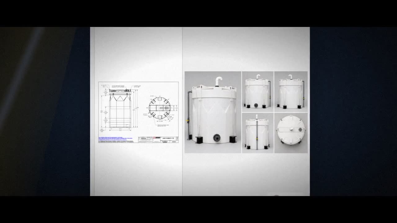 Snyder Industries 4000 Gallon Sodium Hypochlorite (UV) Double Wall Tan video