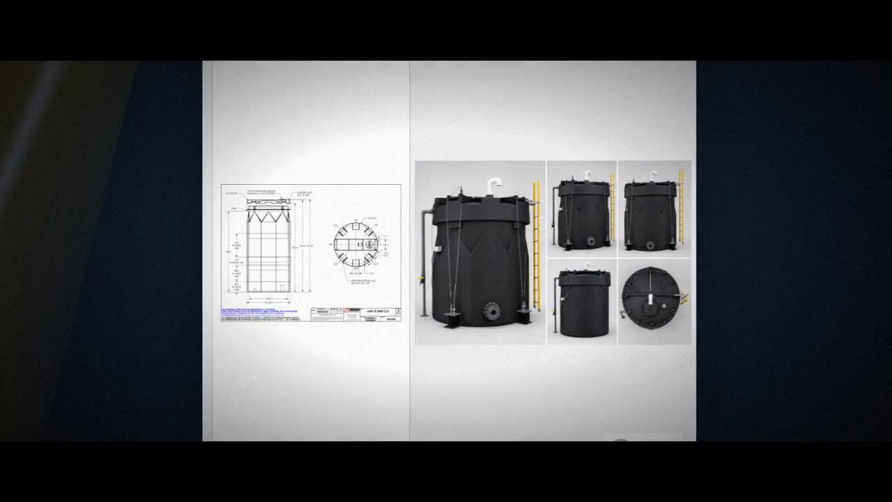 Snyder Industries 5000 Gallon ASTM XLPE Black Double Wall Tank video