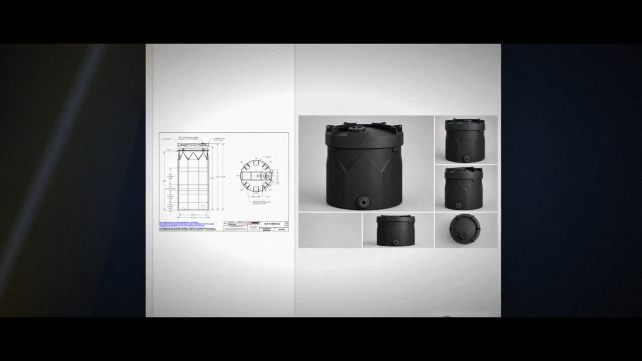 Snyder Industries 5000 Gallon ASTM Black Double Wall Tank video