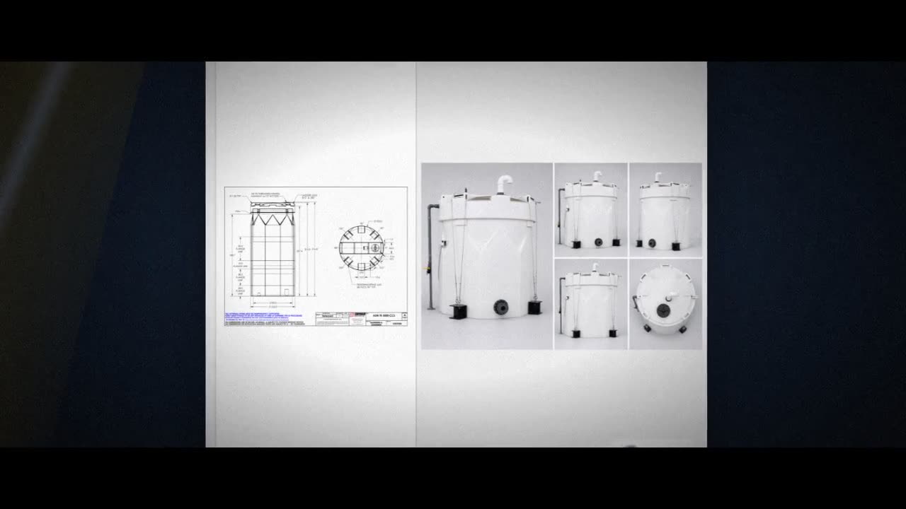 Snyder Industries 5000 Gallon Sodium Hypochlorite (UV) Double Wall Tan video