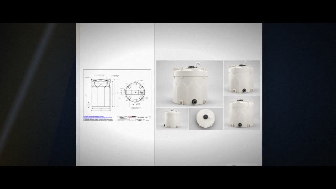 Snyder Industries 5500 Gallon ASTM XLPE Double Wall Tank video