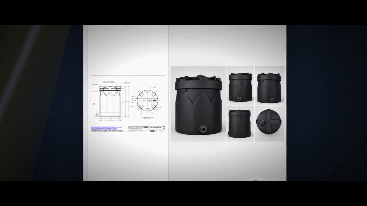 Snyder Industries 5500 Gallon ASTM XLPE Black Double Wall Tank video