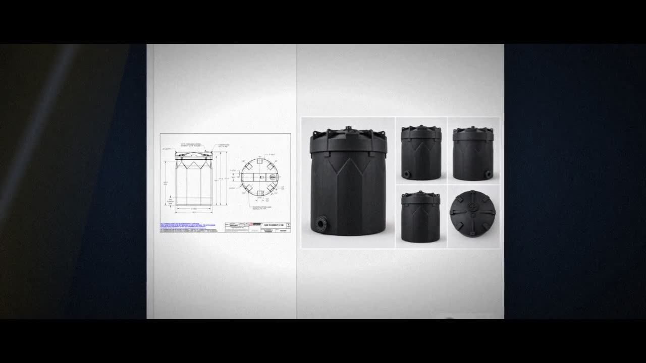 Snyder Industries 5500 Gallon ASTM XLPE Black Double Wall Tank video
