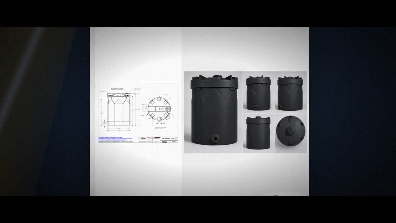 Snyder Industries 5500 Gallon ASTM Black Double Wall Tank video