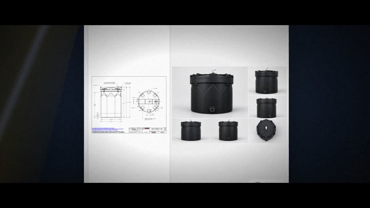 Snyder Industries 5500 Gallon ASTM Black Double Wall Tank video