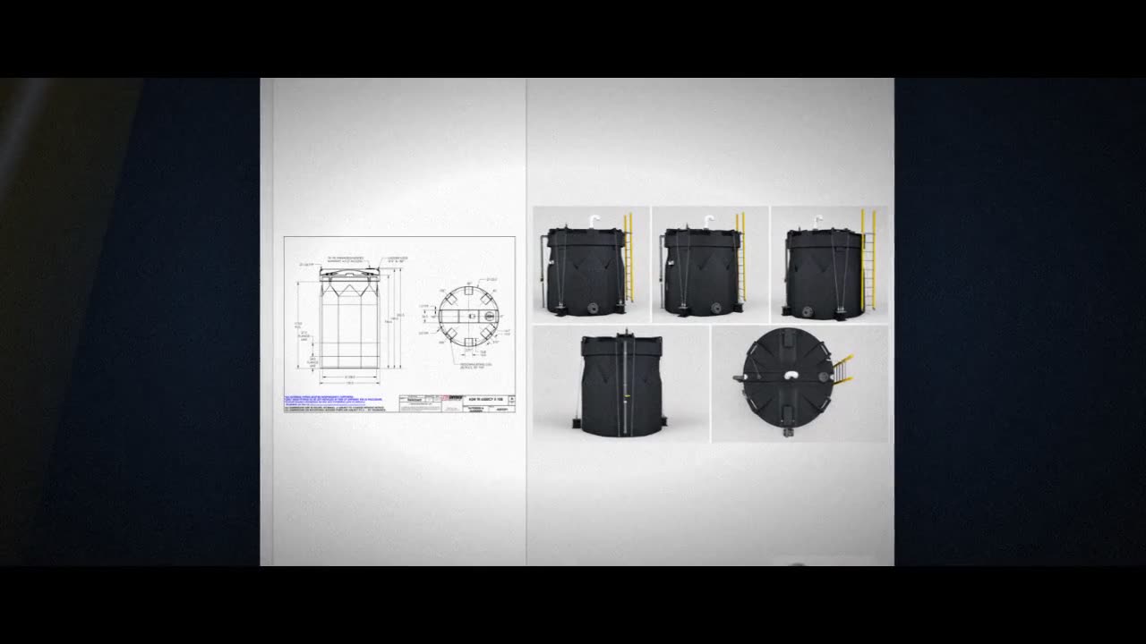 Snyder Industries 6500 Gallon ASTM XLPE Black Double Wall Tank video