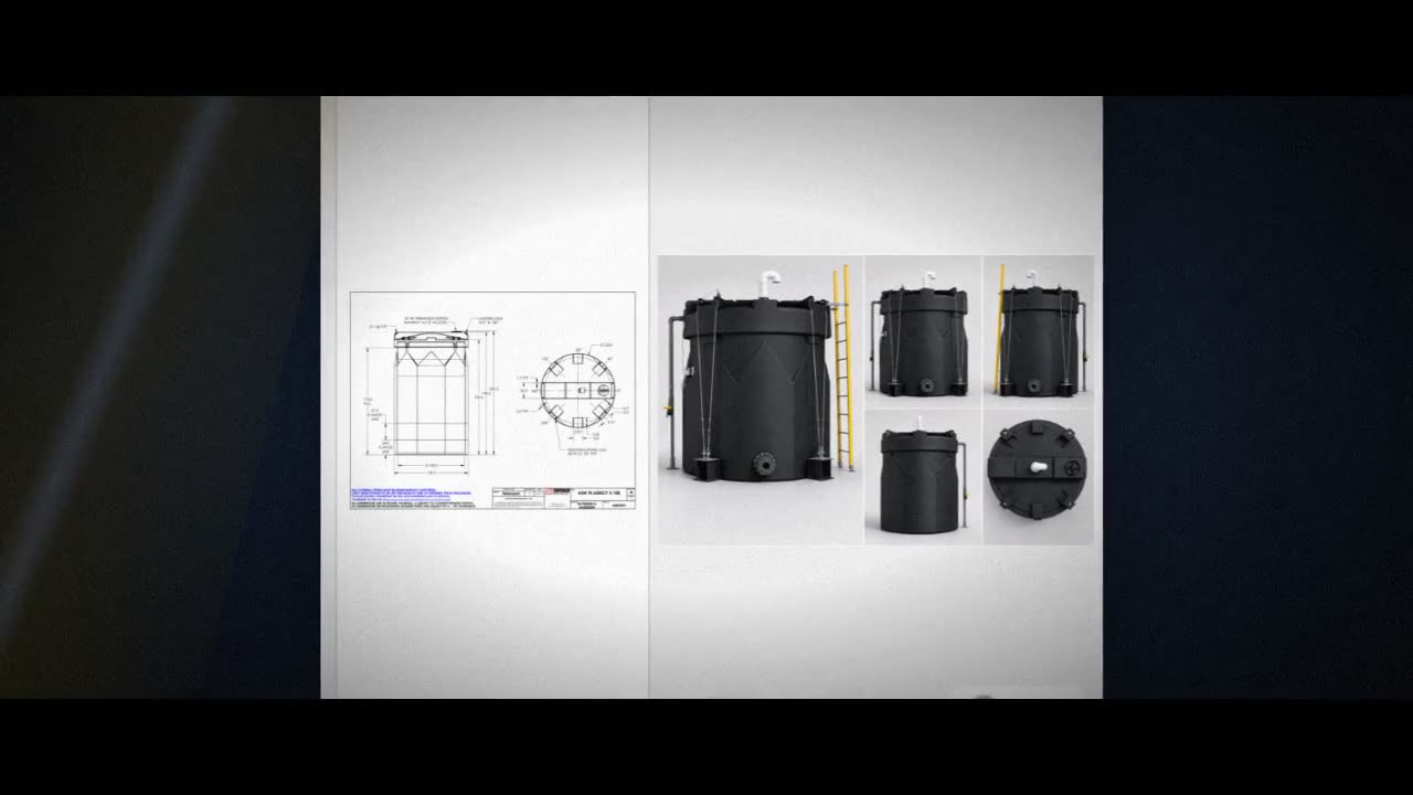 Snyder Industries 6500 Gallon ASTM Black Double Wall Tank video