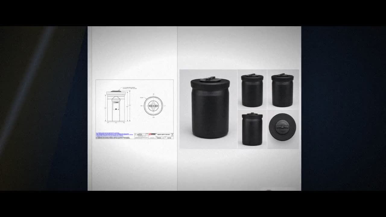 Snyder Industries 60 Gallon ASTM HDPE Black Double Wall Tank video