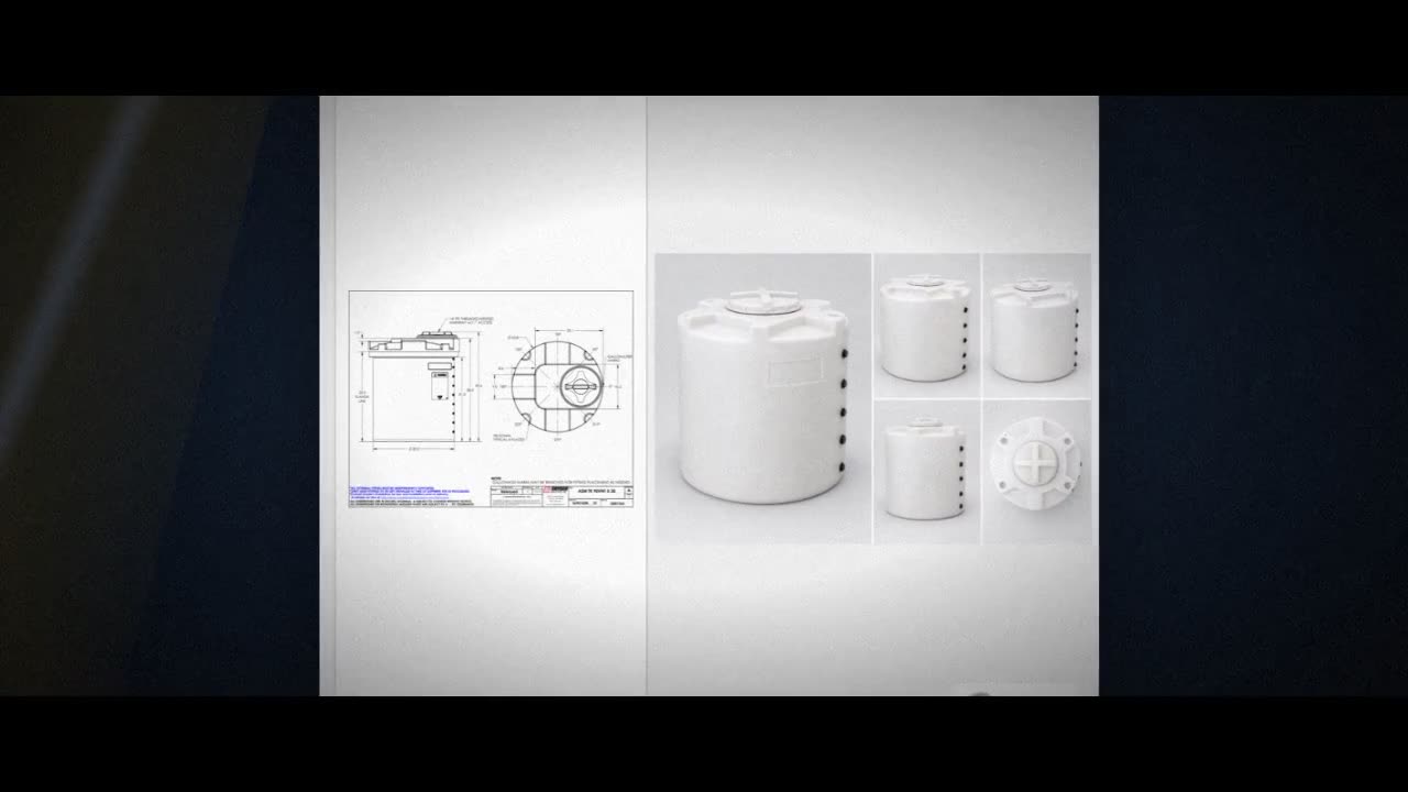 Snyder Industries 90 Gallon ASTM XLPE Heavy Duty Vertical Storage Tank video