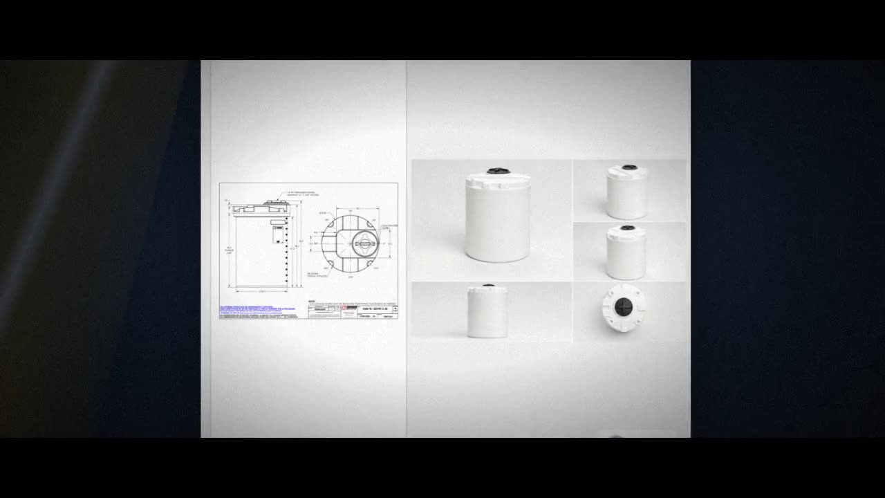 Snyder Industries 120 Gallon ASTM XLPE Heavy Duty Vertical Storage Tan video