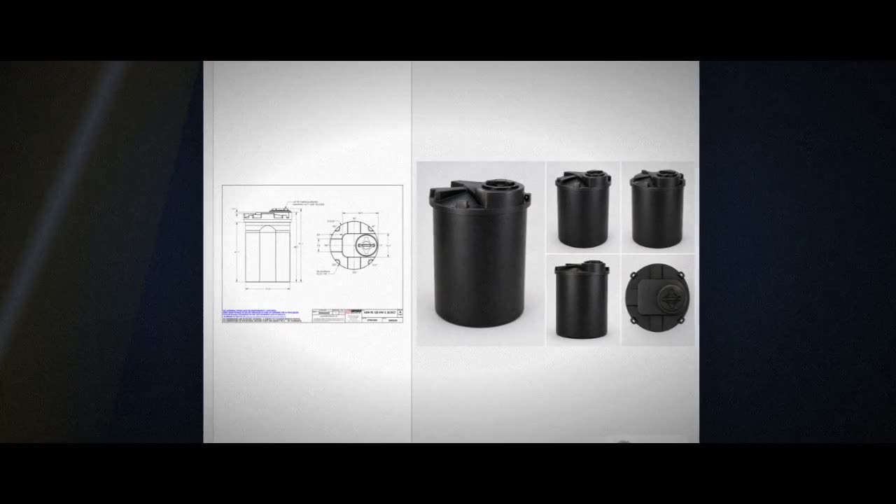 Snyder Industries 120 Gallon ASTM XLPE Black Double Wall Tank video